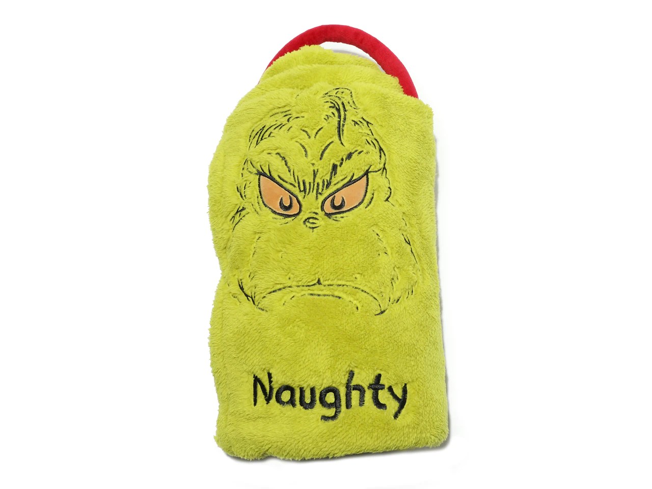 Department 56 Snowpinions Grinch SnowThrow Naught/Nice Fleece Blanket