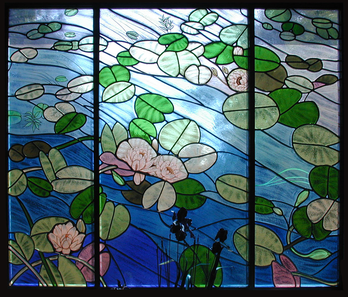 Lily Pad Window Castle Studio Stained Glass