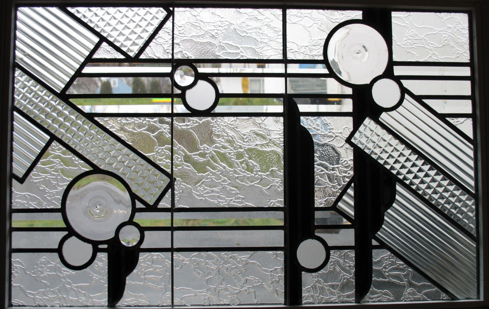 Residential Modern Stained Glass Castle Studio Stained Glass