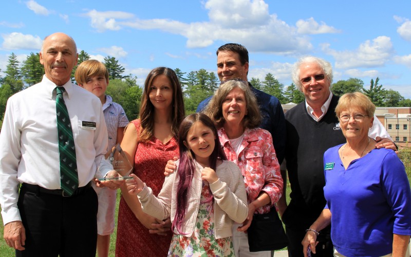 Larry Courcelle '72 Recognized with Spartan Service Award · Castleton