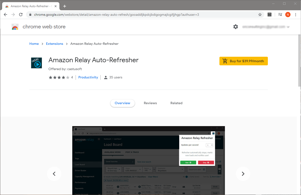 Amazon Relay AutoBooker Chrome Extension Help Page relay.autobooker.io