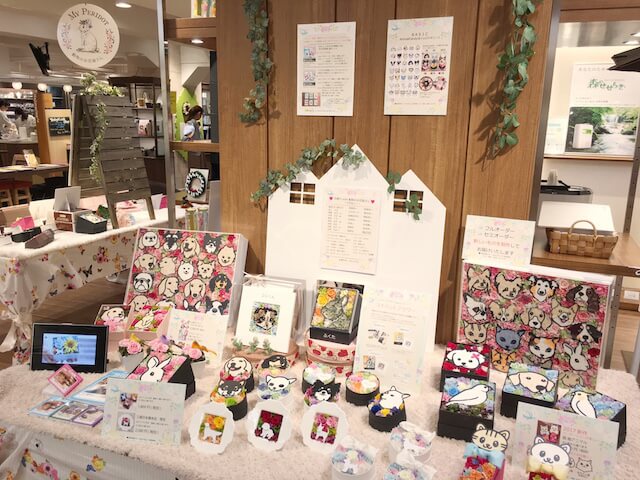 ペットの写真からお花で似顔絵を作れるお店が日本橋三越に登場 Cat Press（キャットプレス）