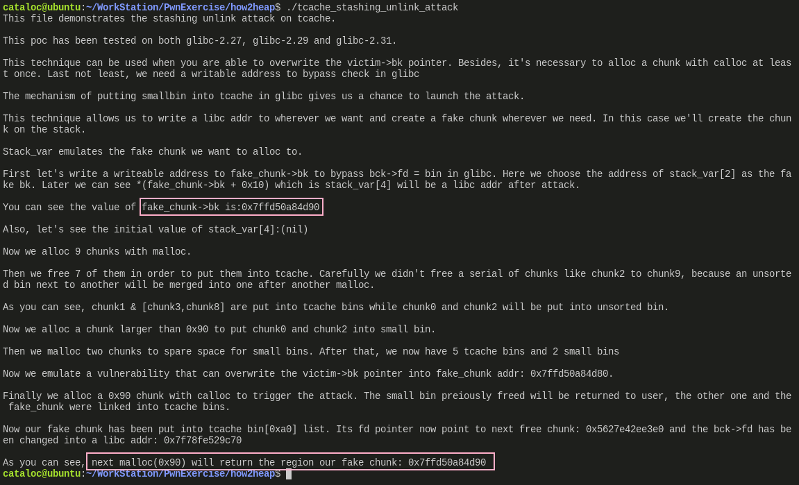 堆基础05how2heap初级篇 cataLoc's Blog