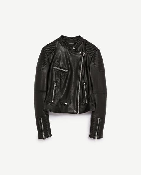 Giubbotto Biker de Zara en 21 Buttons