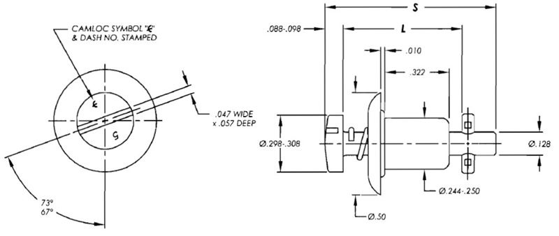 Item # 2600-7, 2600 Stud Assembly On Arconic Fastening Systems
