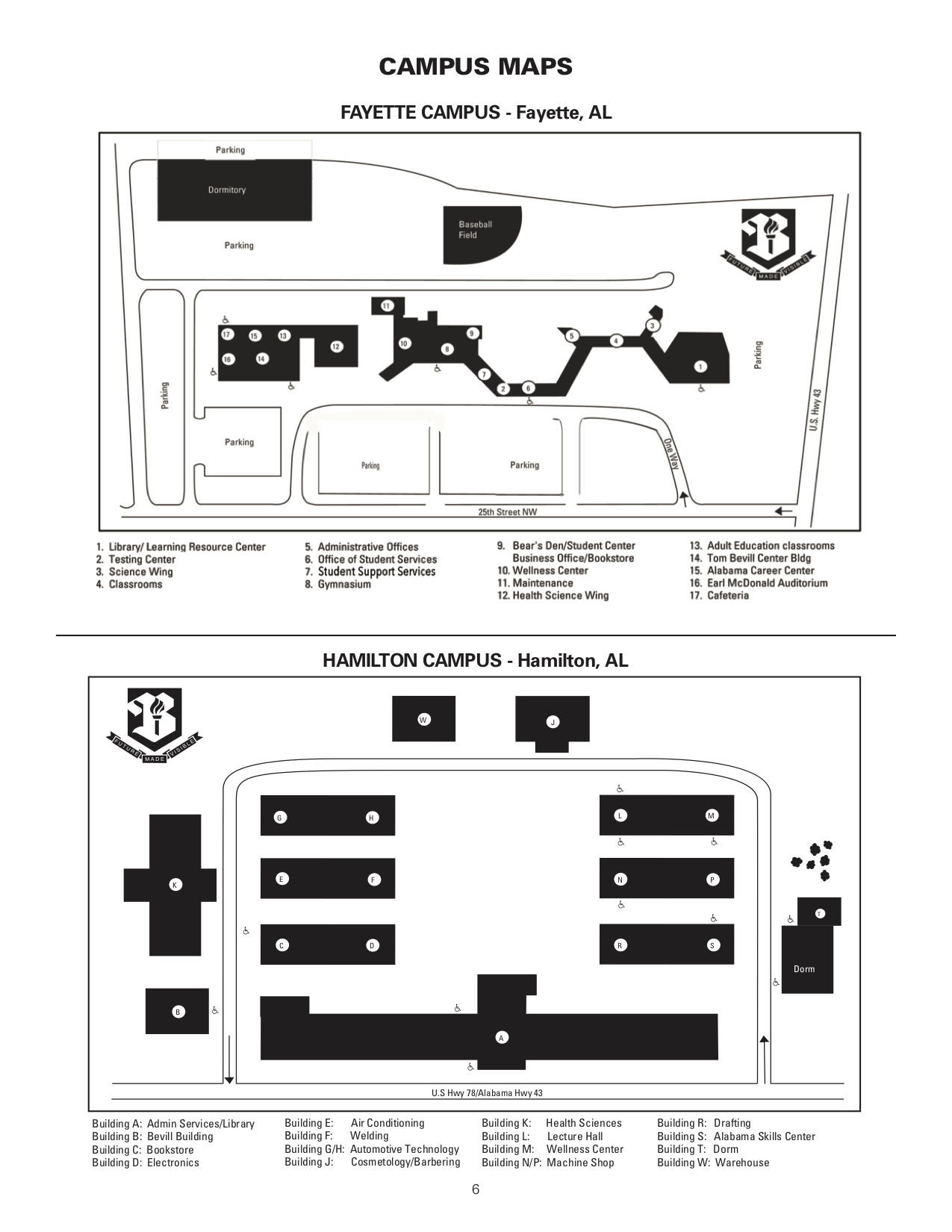 College Maps Bevill State Community College