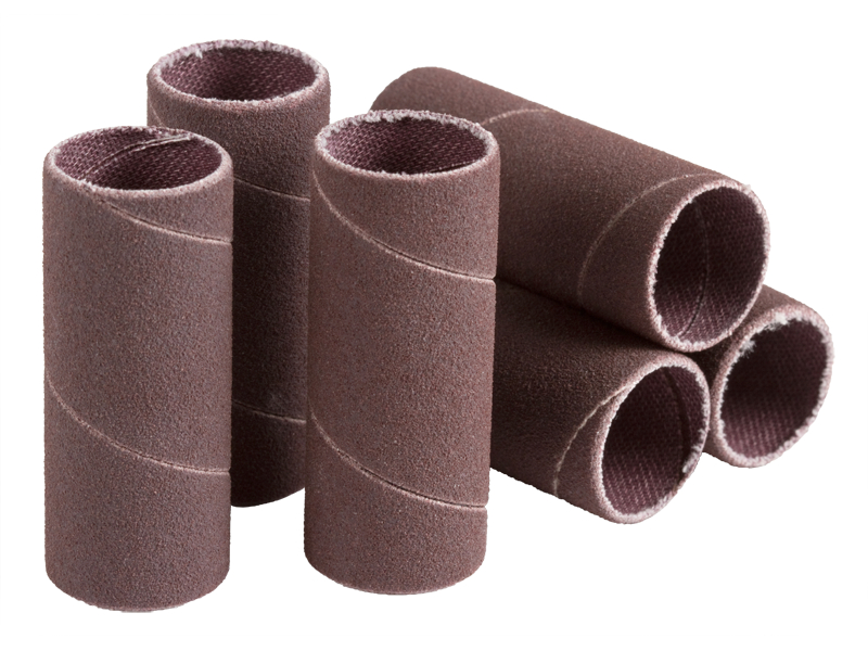 Item SS004008120A6, Spiral Coated Abrasive Sanding Sleeves Multi