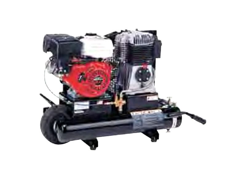 Item 6229, Portable Gas & Electric Driven Compressor On Compressed