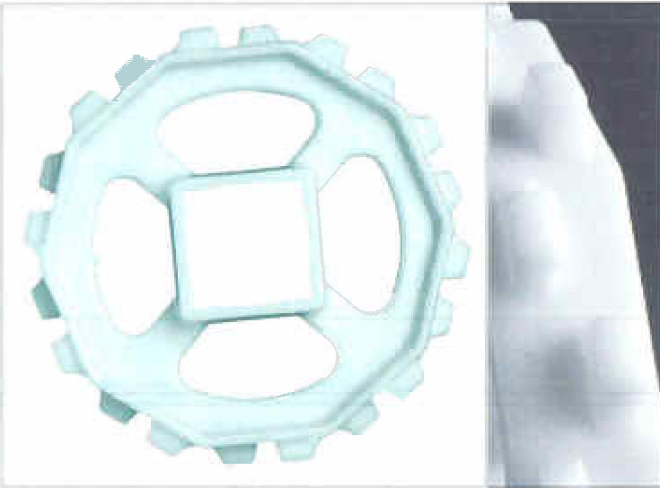 Item M5000S6, Sprockets for Habasit Plastic Modular Belts On Dunham