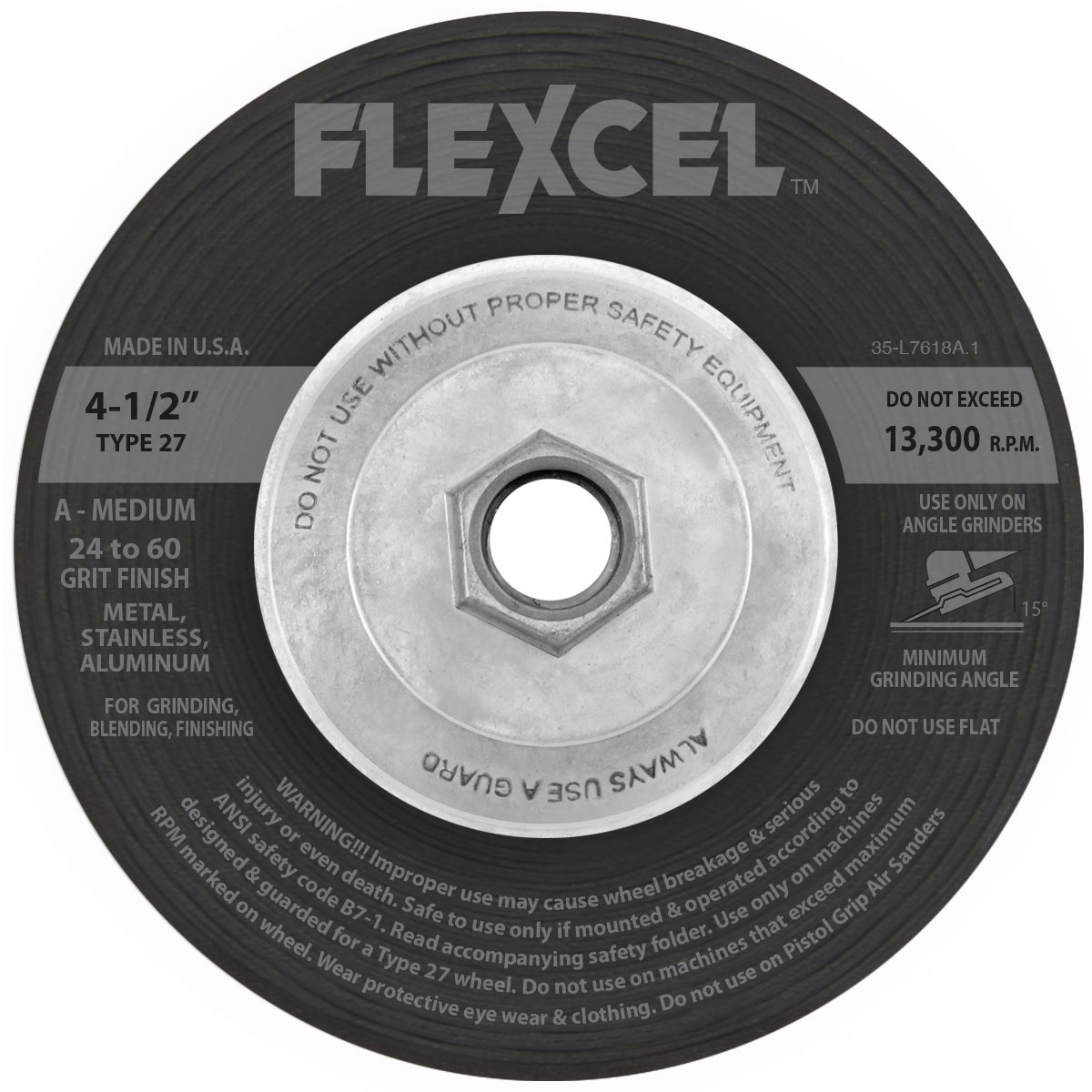 Item S6900H, Type 27 Grinding & Finishing Wheel On Flexovit USA, Inc.