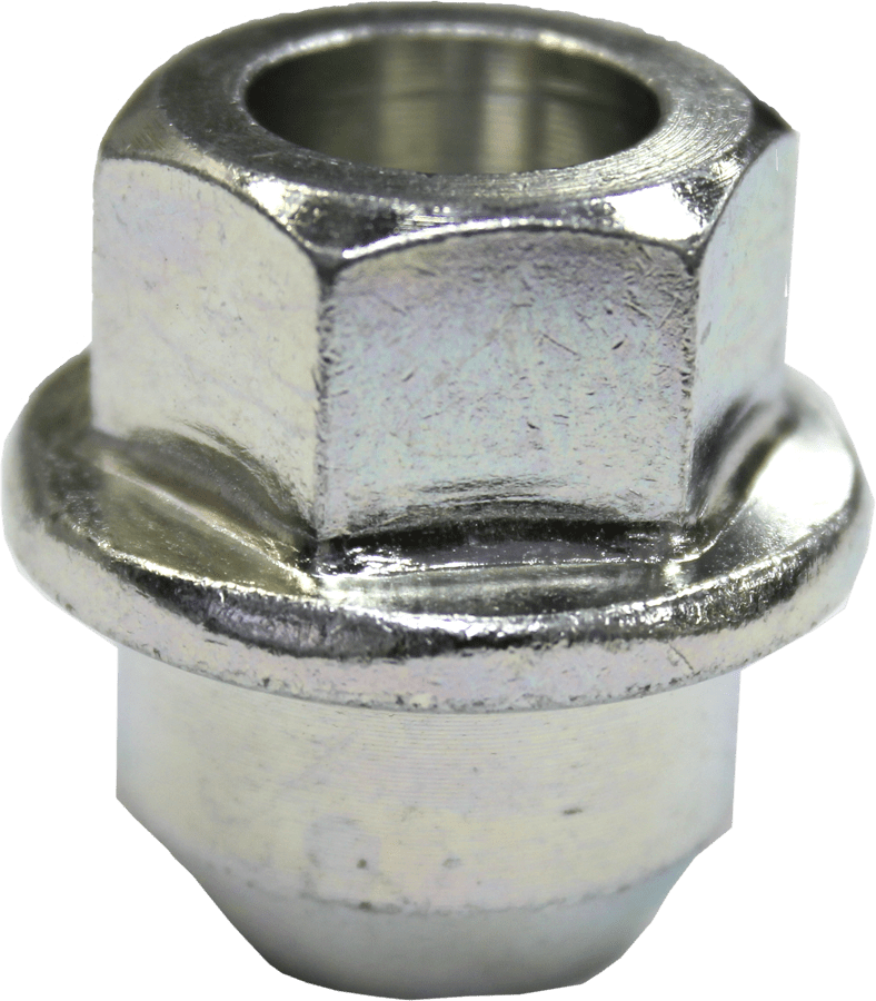 Item 38355, 1/2" 20 Retainer Solid Steel Wheel Nut On FMSI