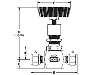 2200 Series - Bar Stock, Screwed Bonnet Needle Valves On Hoke Inc.