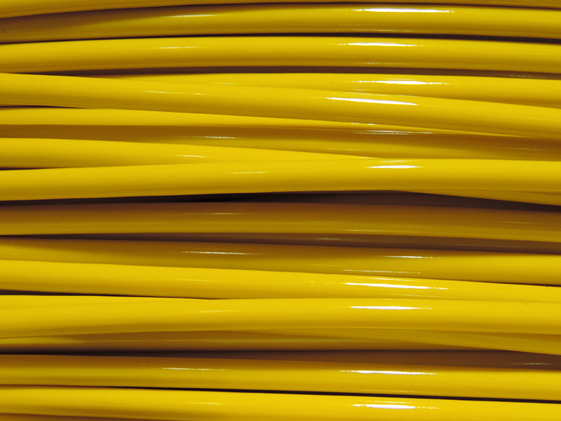 Item Yellow PVC Coated Wire Rope, Wire Rope Assemblies On Lexco Cable