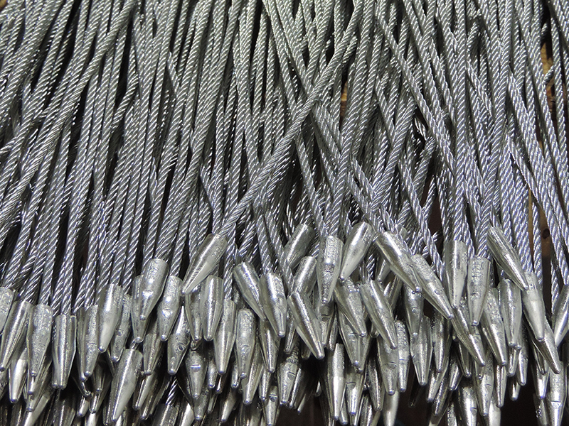 Item Die Cast Fitting Wire Rope Assembly, Wire Rope Assemblies On