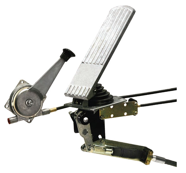 Item 165574002, HeavyDuty Throttle Standard Pedal On Lexco Cable