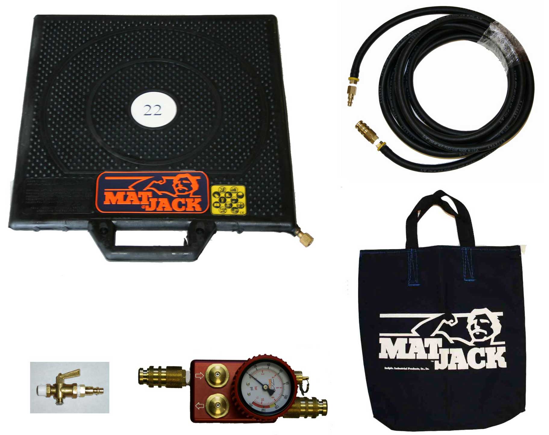 22 Ton Steel or Aramid Matjack High Pressure Air Lifting Bag On Matjack