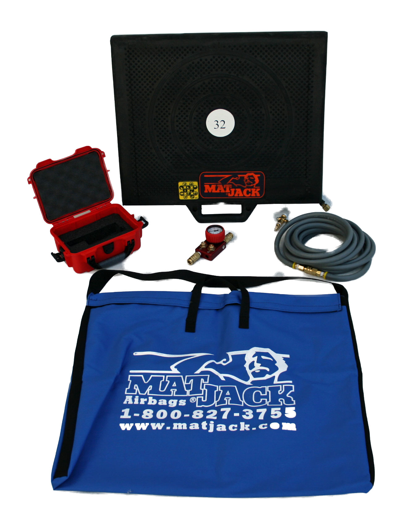 32 Ton Steel or Aramid Matjack High Pressure Air Lifting Bag On Matjack