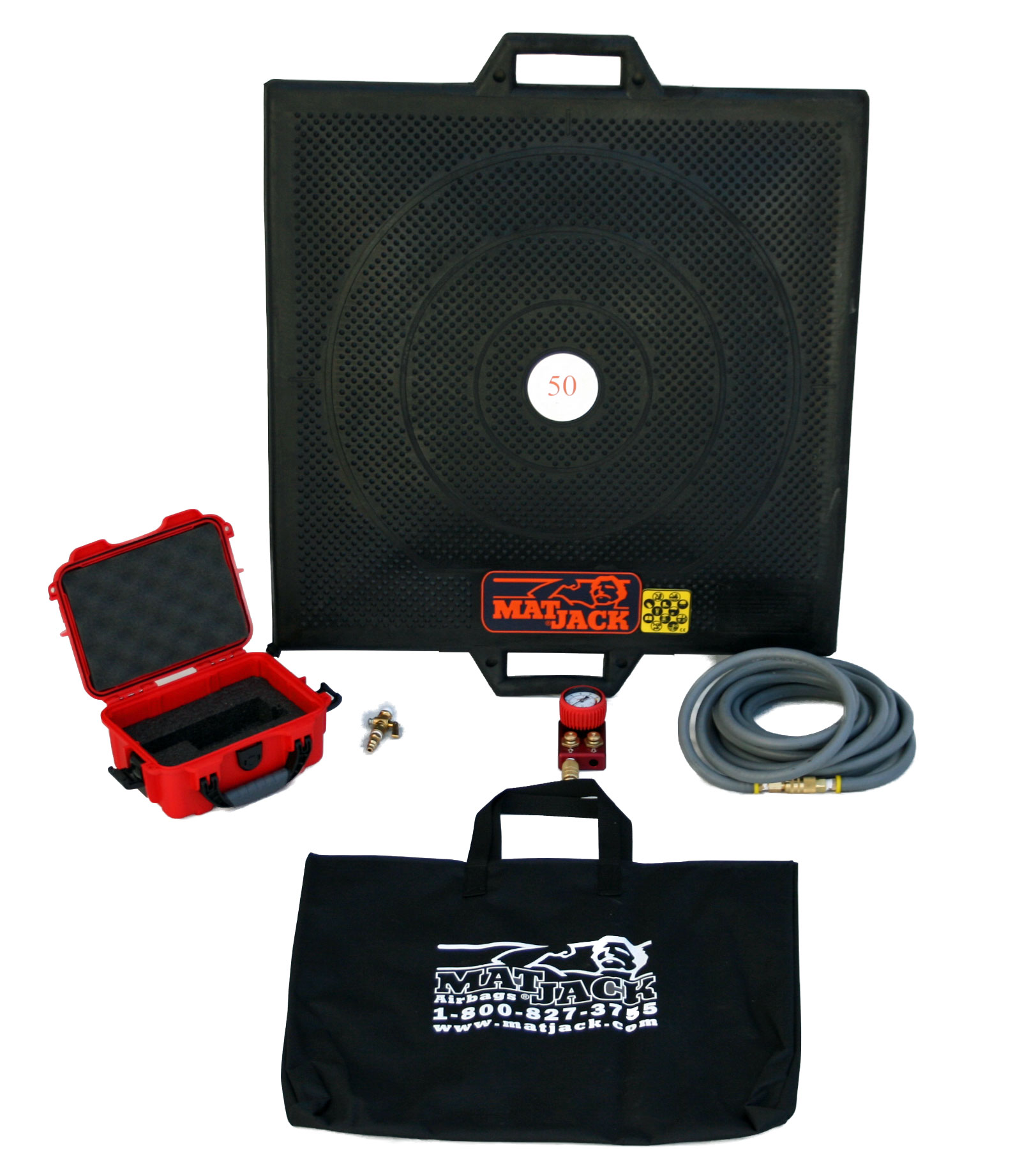 50 Ton Steel or Aramid Matjack High Pressure Air Lifting Bag On Matjack