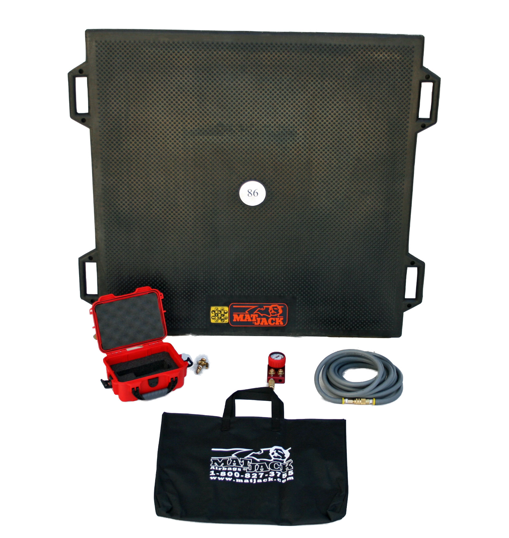 86 Ton Steel Matjack High Pressure Air Lifting Bag On Matjack