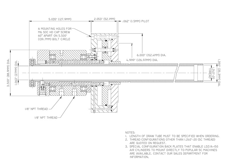 LDN/A Adjustable Draw Tube Models On MicroCentric Corp.