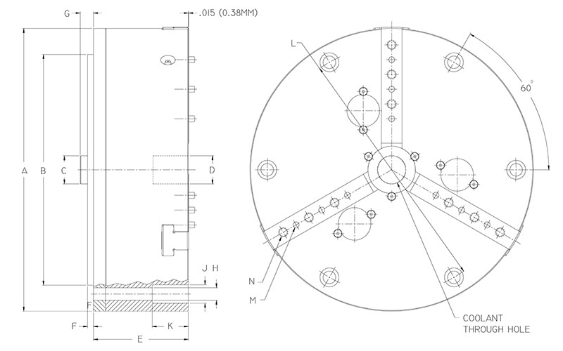 Large Diameter Air Chucks On MicroCentric Corp.