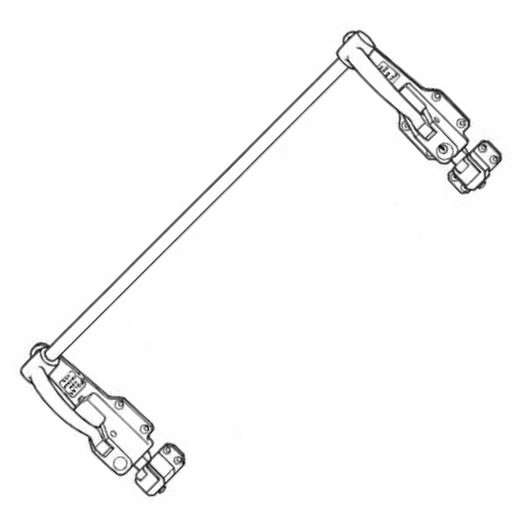 Item MLCK1117, Double Rod Lock On OneMonroe