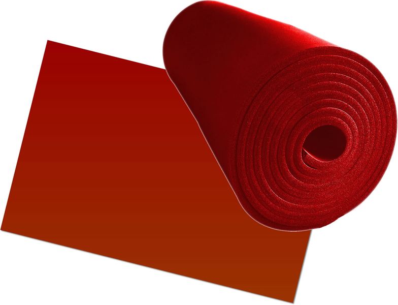 Rubber Sheeting Red SBR (Plate Finish)