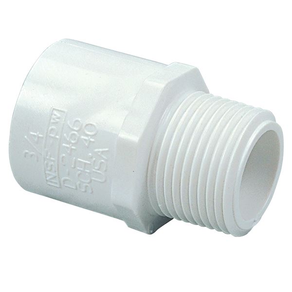 4604 Male Adapter MIPT x Slip PVC Schedule 40 On NIBCO