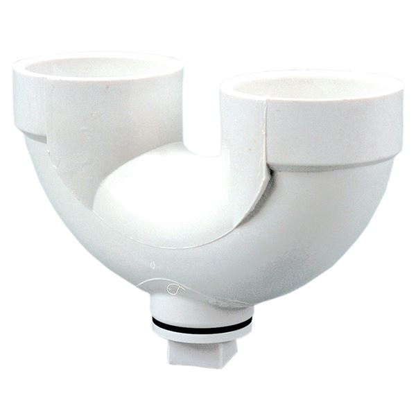 4878 Return Bend Hub x Hub x Cleanout with Plug PVC DWV On NIBCO