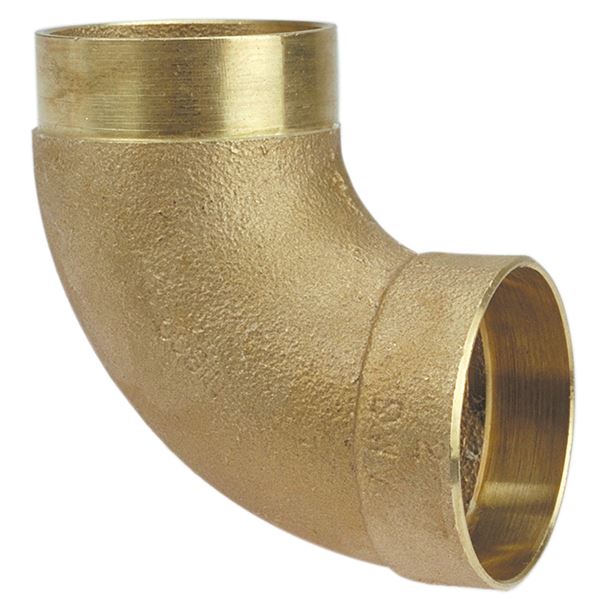 8072 DWV 90° Fitting Elbow Ftg x C Cast On NIBCO