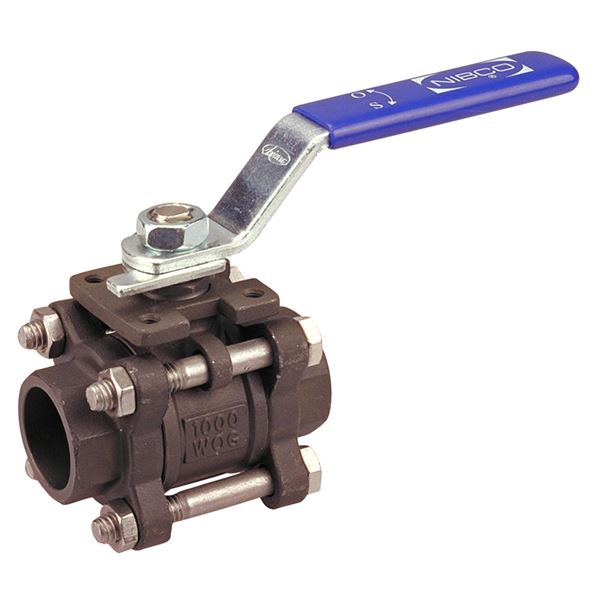 KM595CSR66 ThreePiece Carbon Steel Ball Valve Full Port