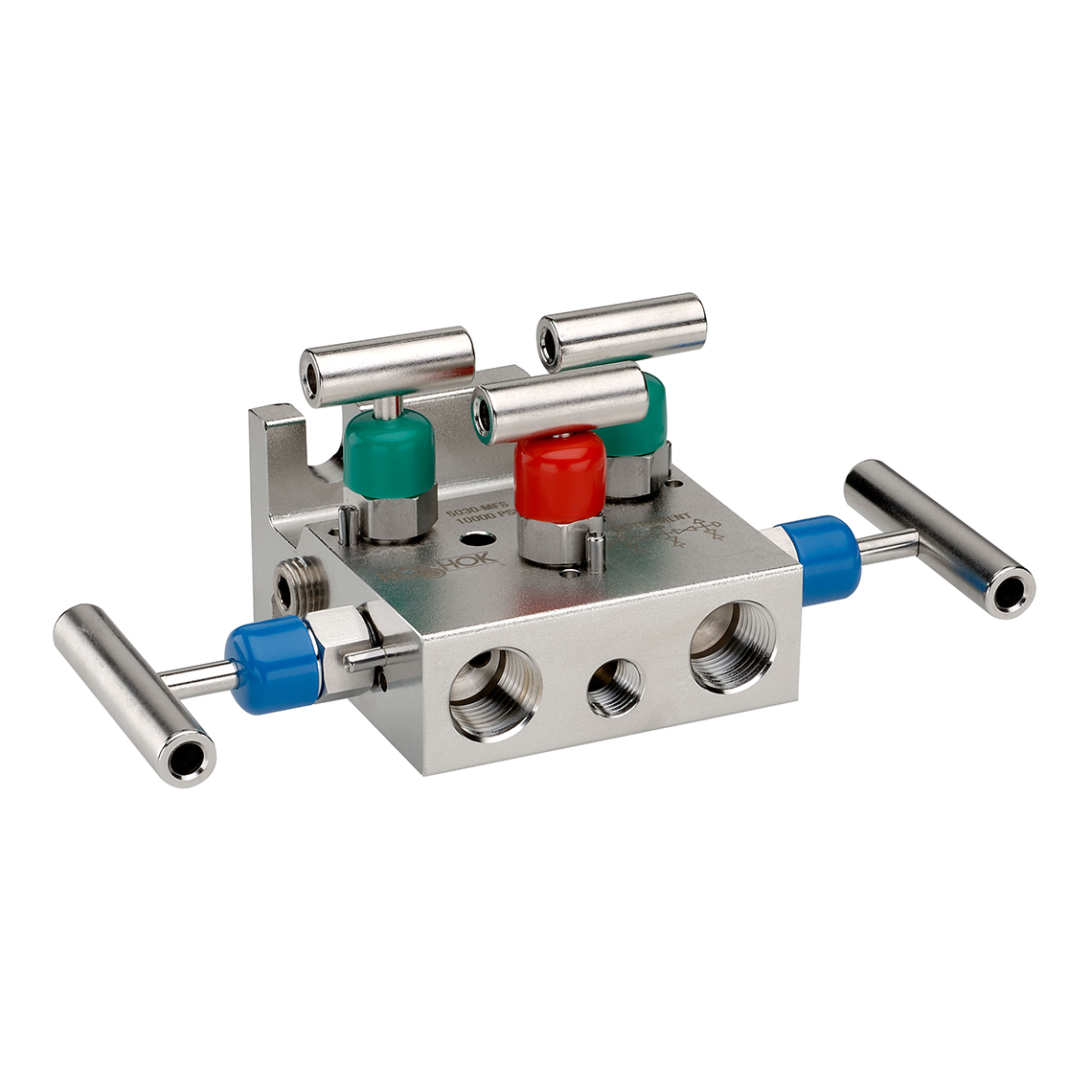 5030/5130 Series Natural Gas 5 Manifold Valves with Hard and Soft Seat/Tip On NOSHOK, Inc.