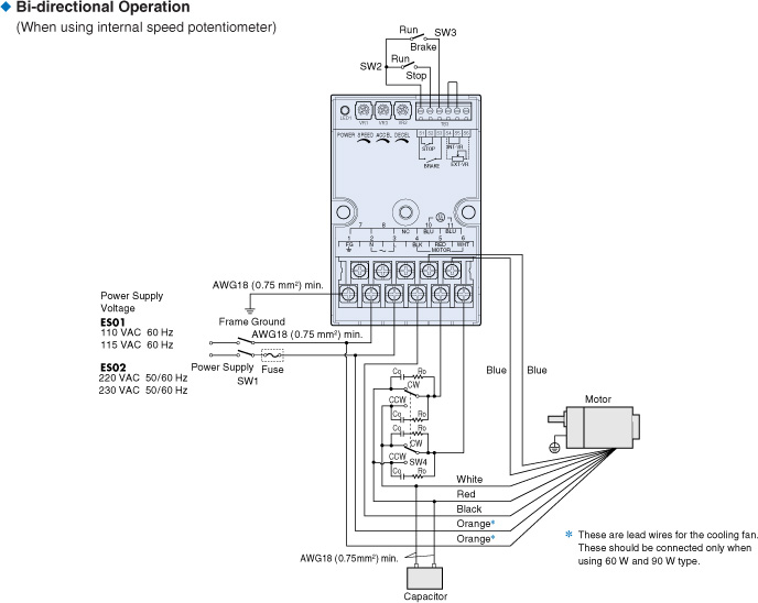 Item # ES02, AC Speed Controller On Oriental Motor USA