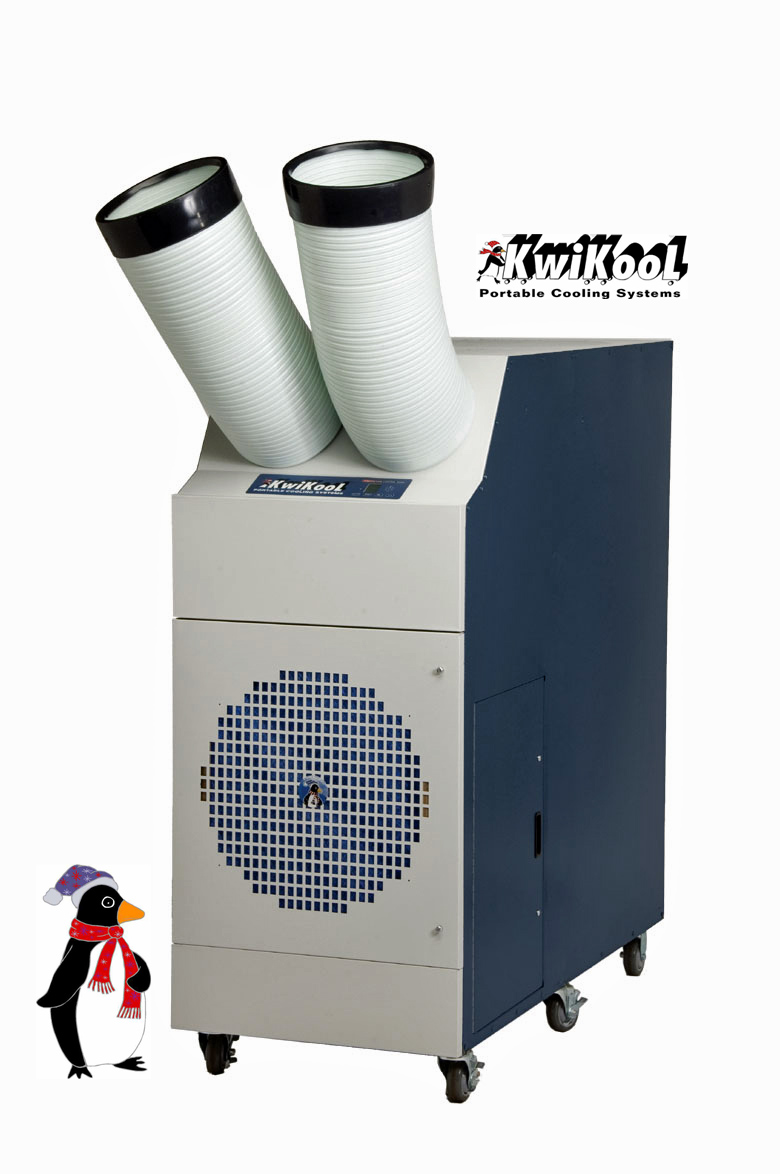 Kwikool brand Portable AC units Water Cooled On Penn Radiant Products