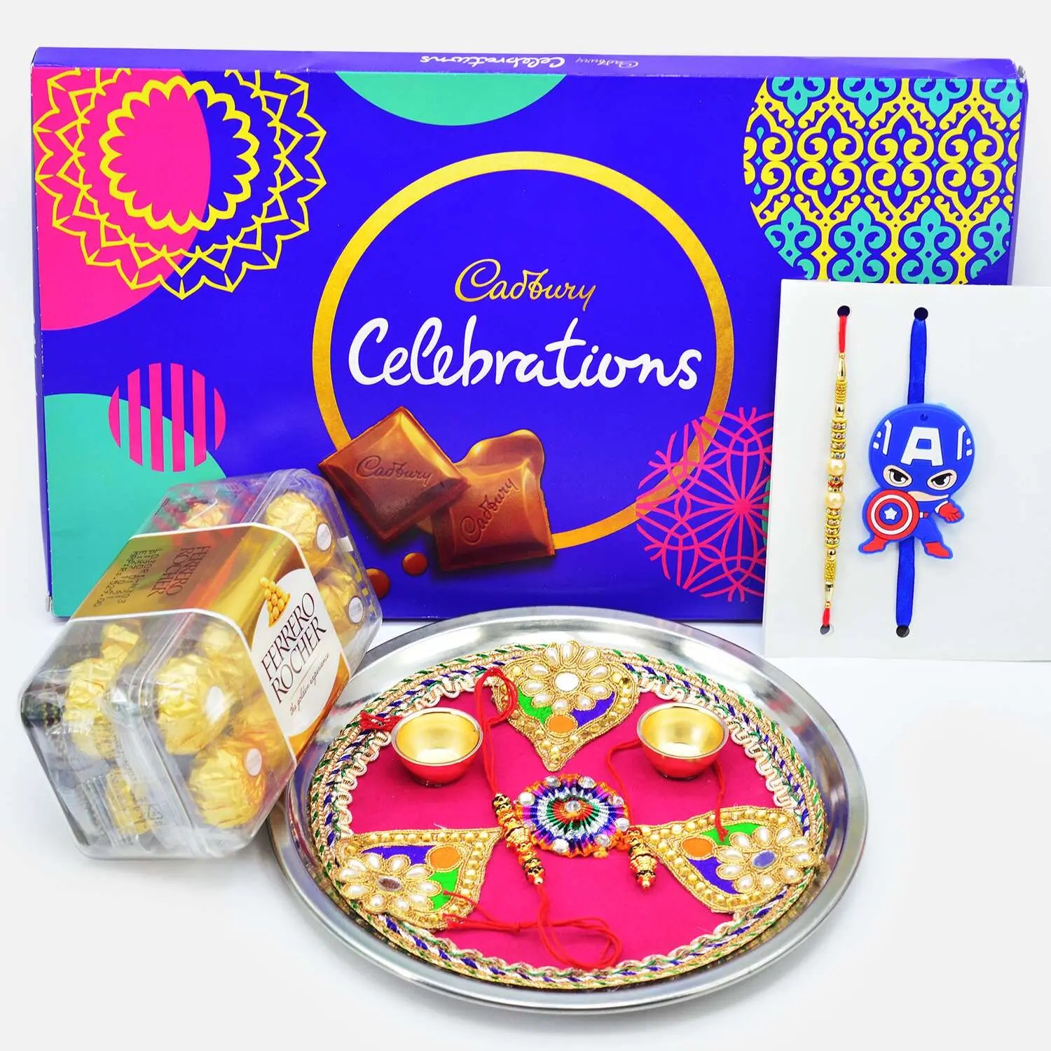 Buy or send Ferrero Rocher and Cadbury Dairy Milk Celebration Chocolate