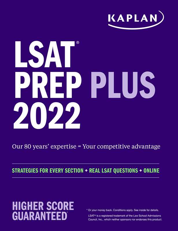 LSAT Prep Plus 2022: Strategies for Every Section, Real LSAT Question…