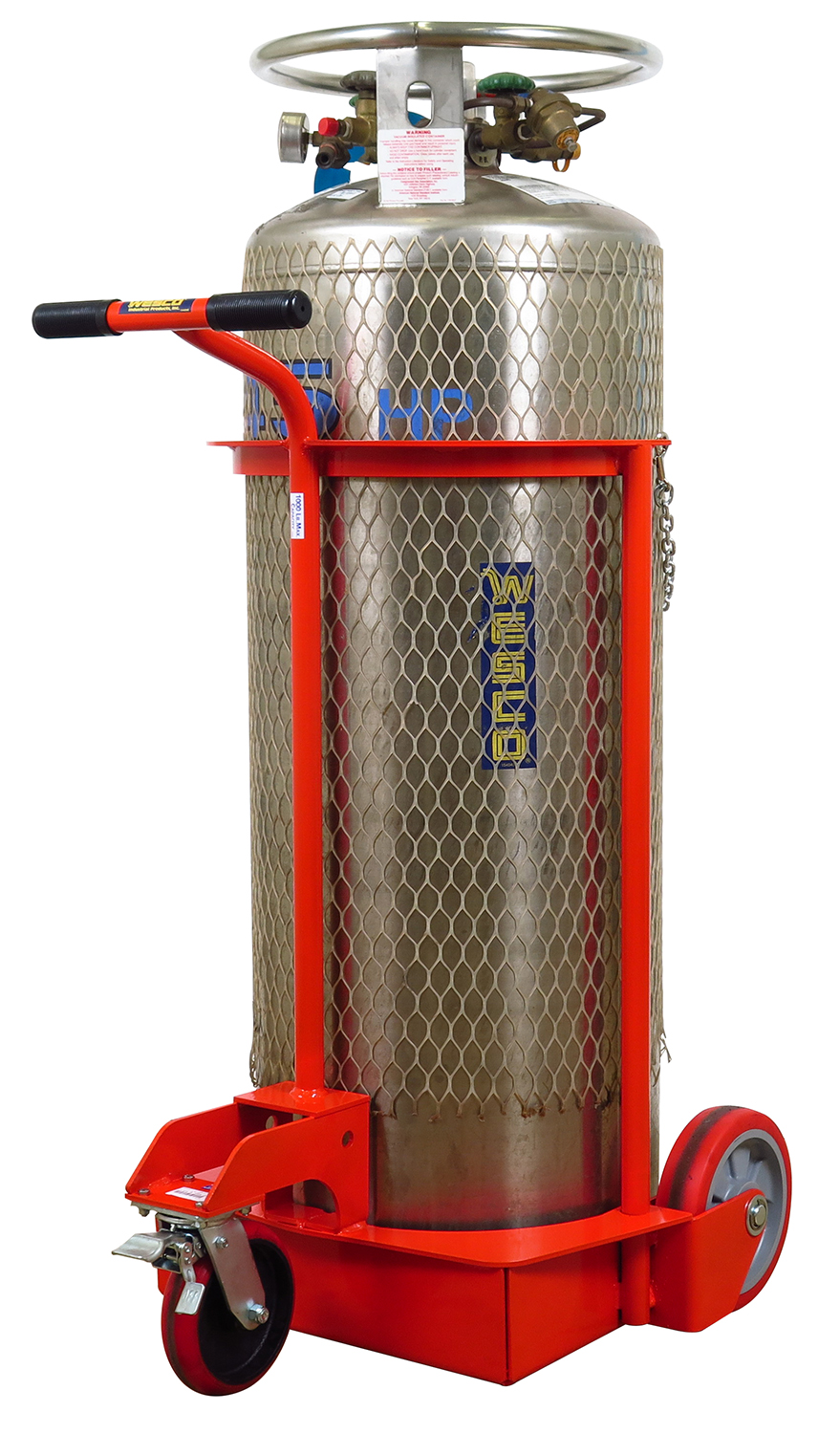 Part No. 210131, Large Manual Liquid Gas Cylinder Cart On Wesco