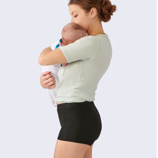 Medline Premium Black Maternity Pant Boyshort Shop All