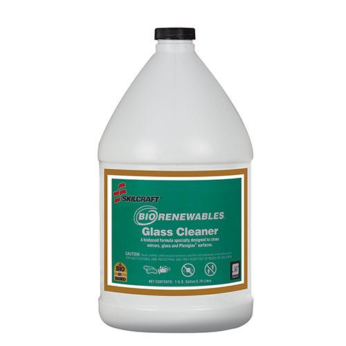 SKILCRAFT® Spartan® BioRenewables® Glass Cleaner 1 Gallon Bottle Abel Supply