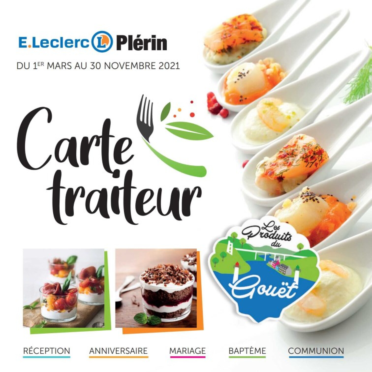 Pain Points E. LECLERC Carte traiteur