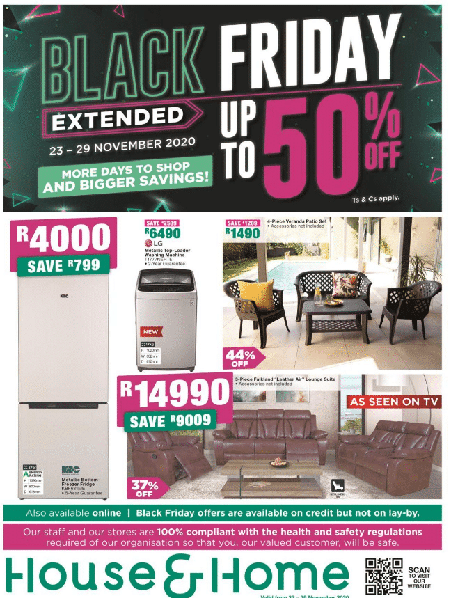 House & Home Black Friday Specials & Deals 2021
