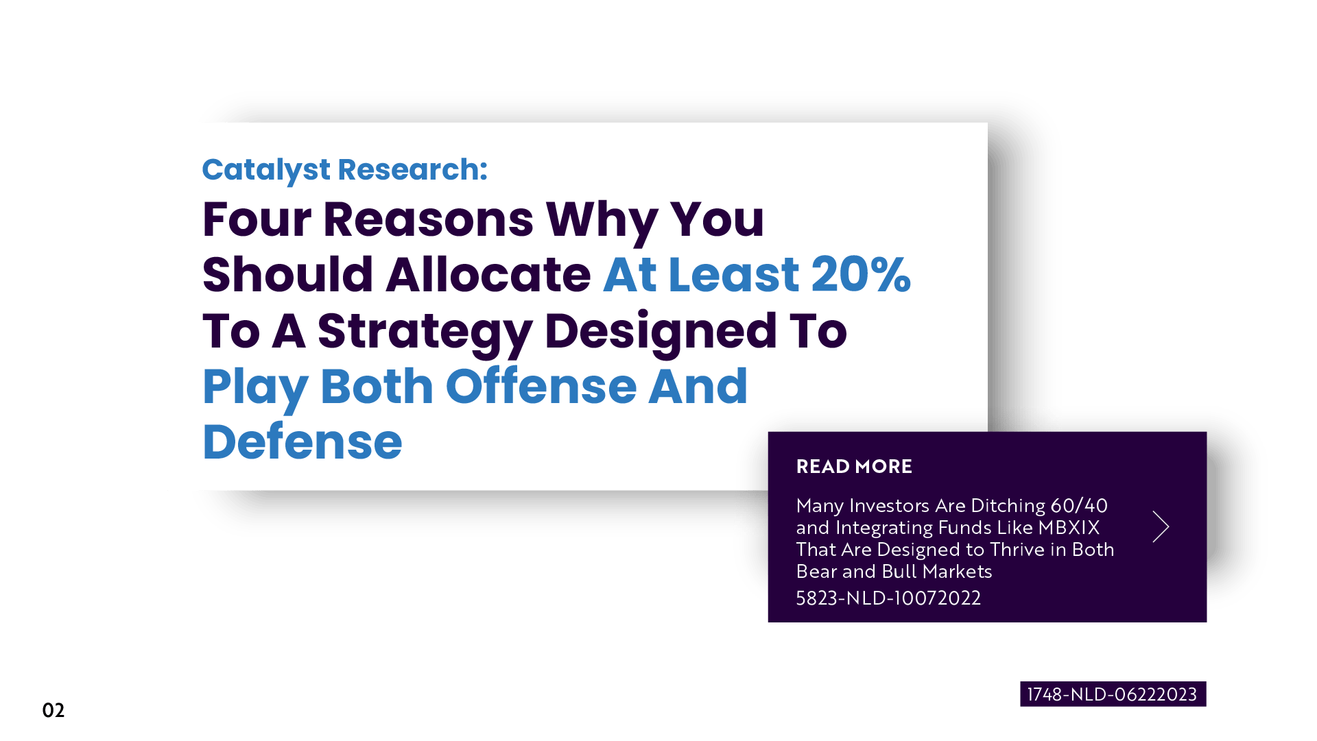 NEW 4 Reasons Catalyst Funds