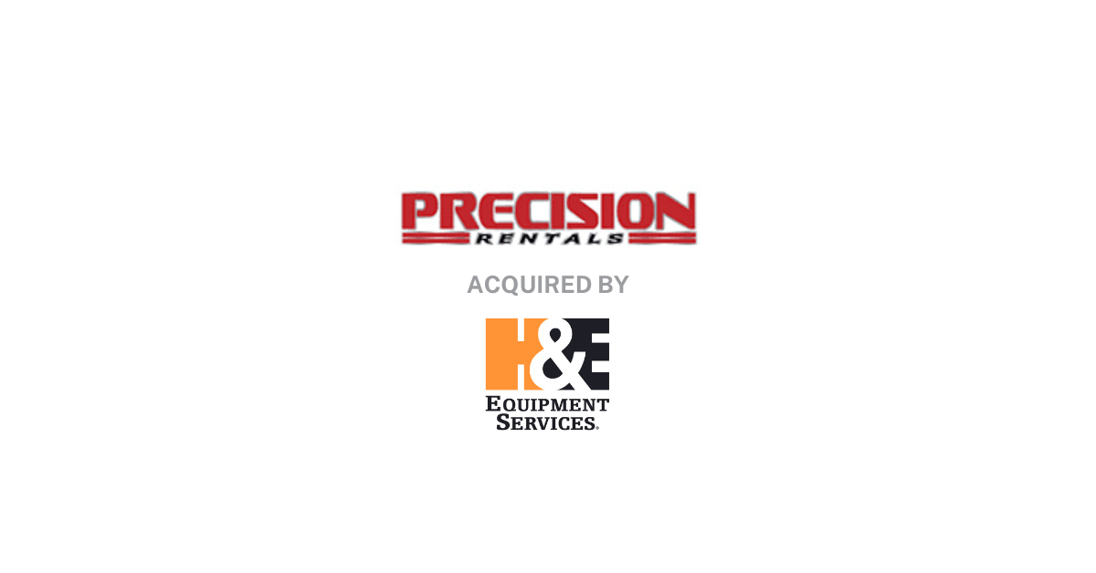 Catalyst advises Precision Rentals on its sale to H&E Catalyst