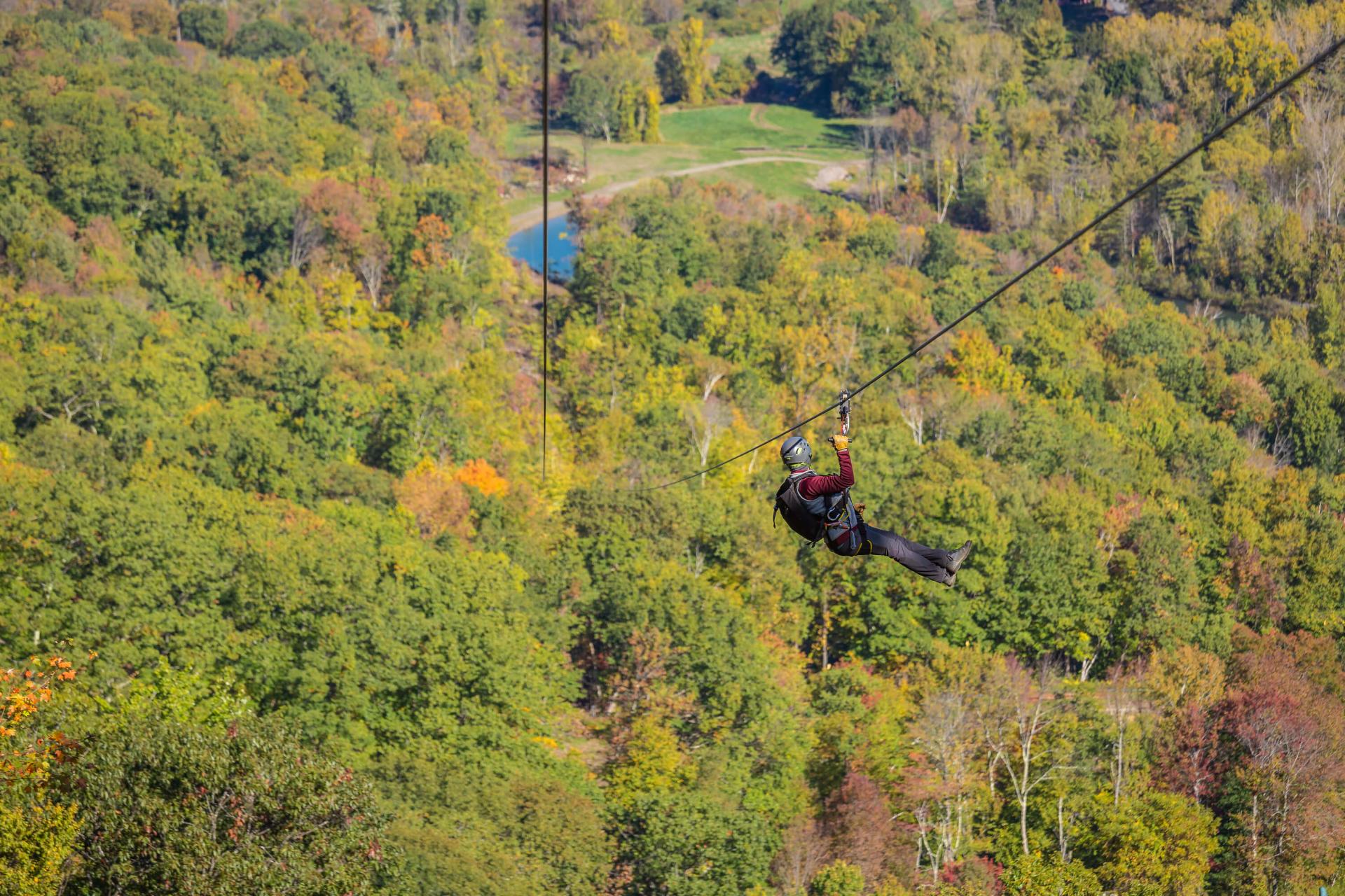 Ride the Zip Tour Catamount Mountain Resort