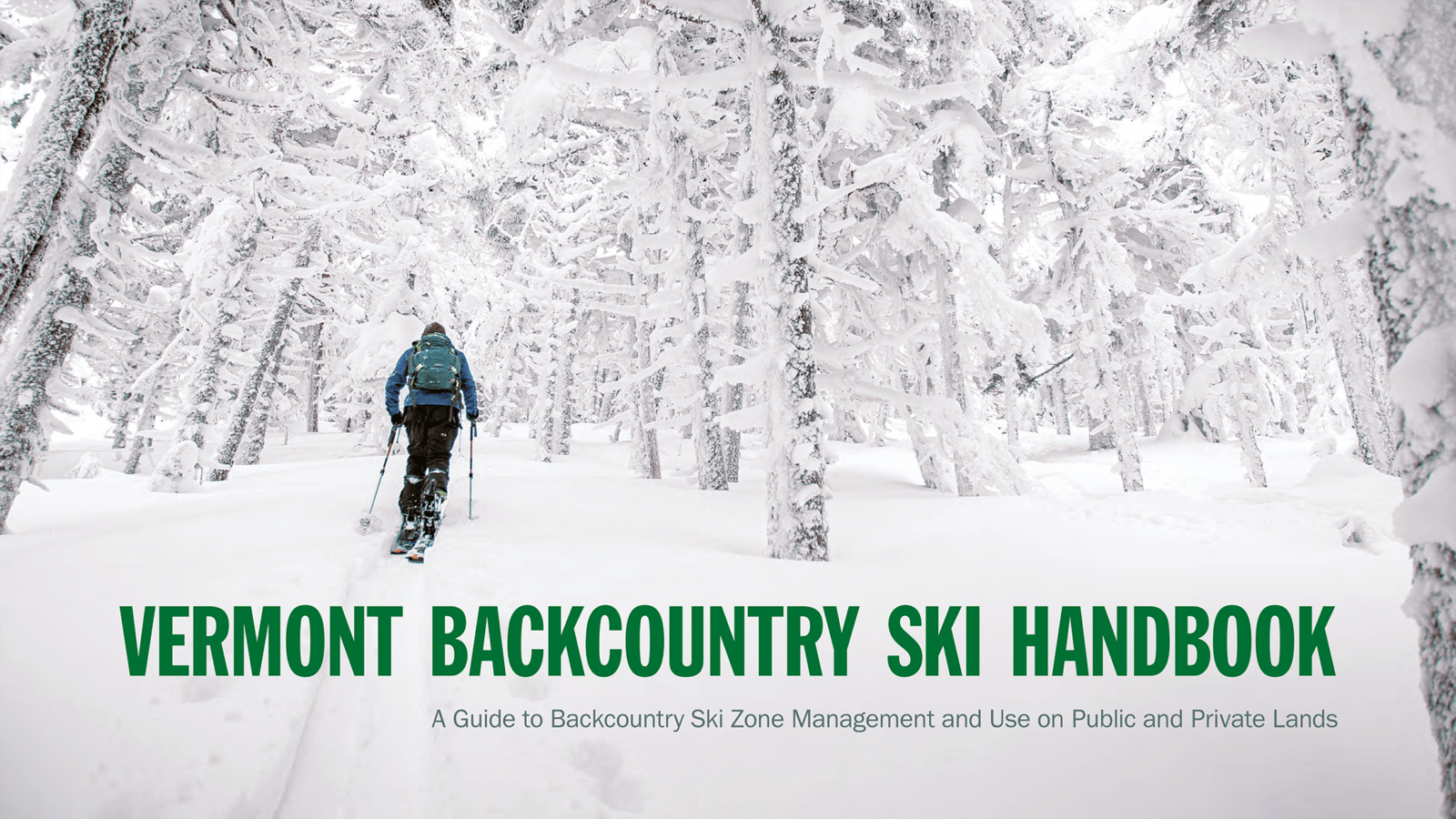 Vermont Backcountry Ski Handbook Catamount Trail Association