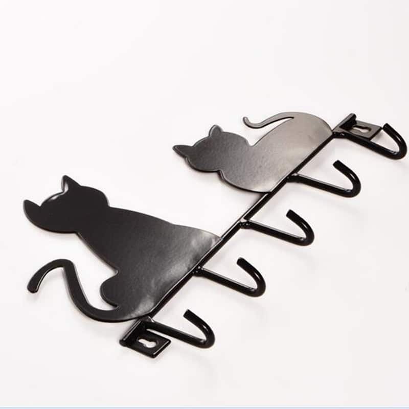 Black Cat Wall Hooks for Cat Lovers Catastic