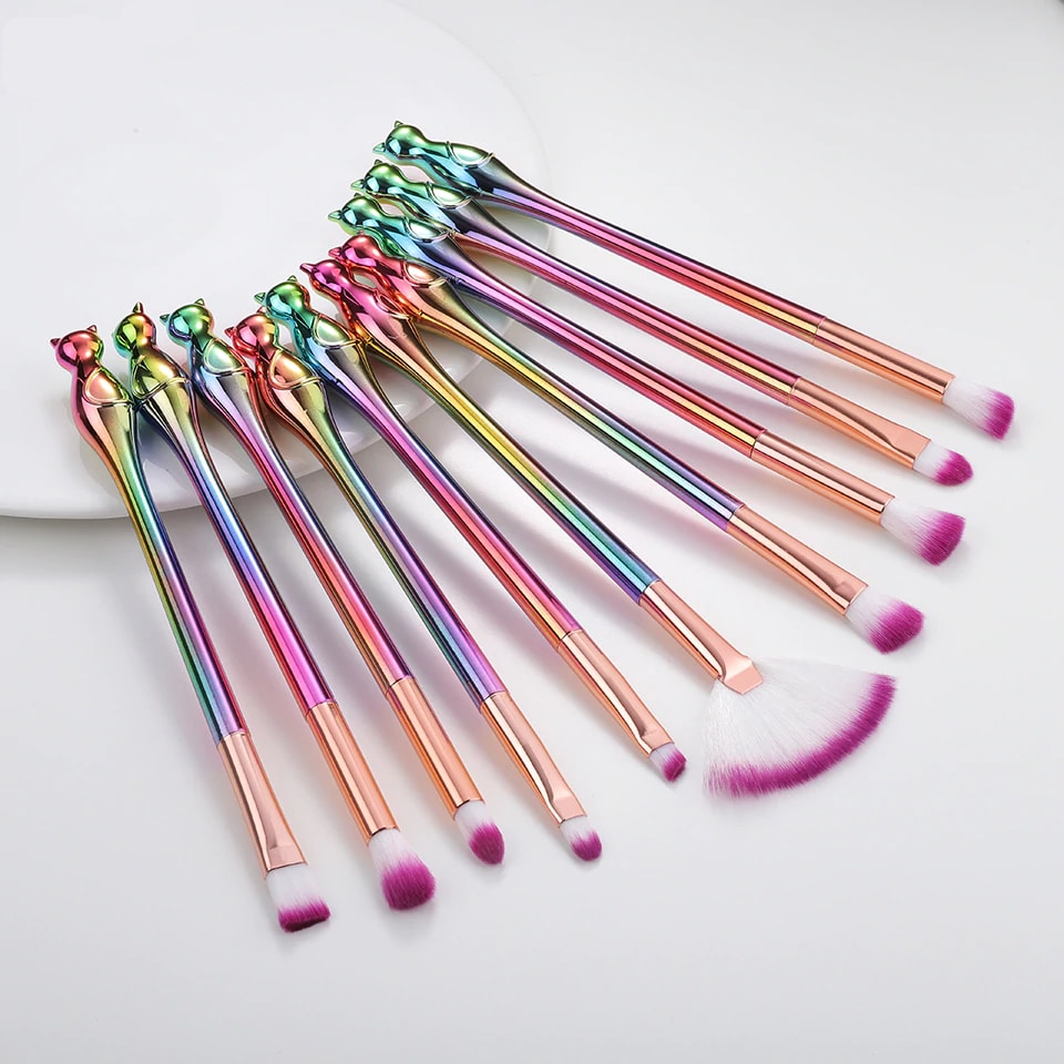 Cat Makeup Brush Set Catastic