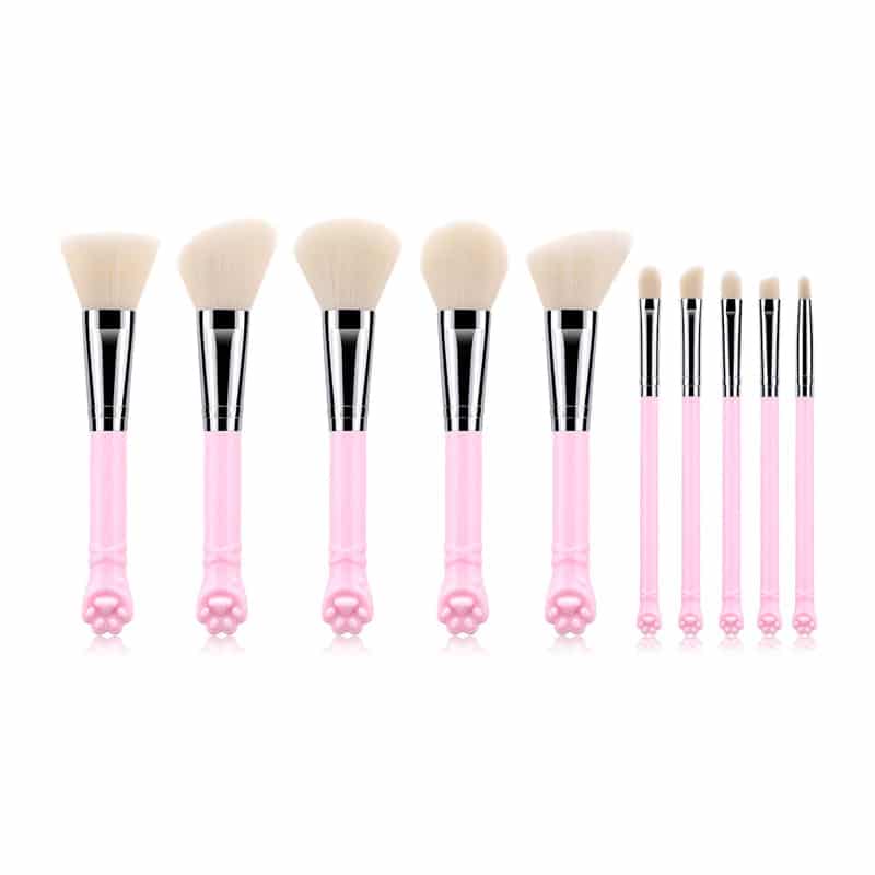 Cat Paw Makeup Brush Set Catastic