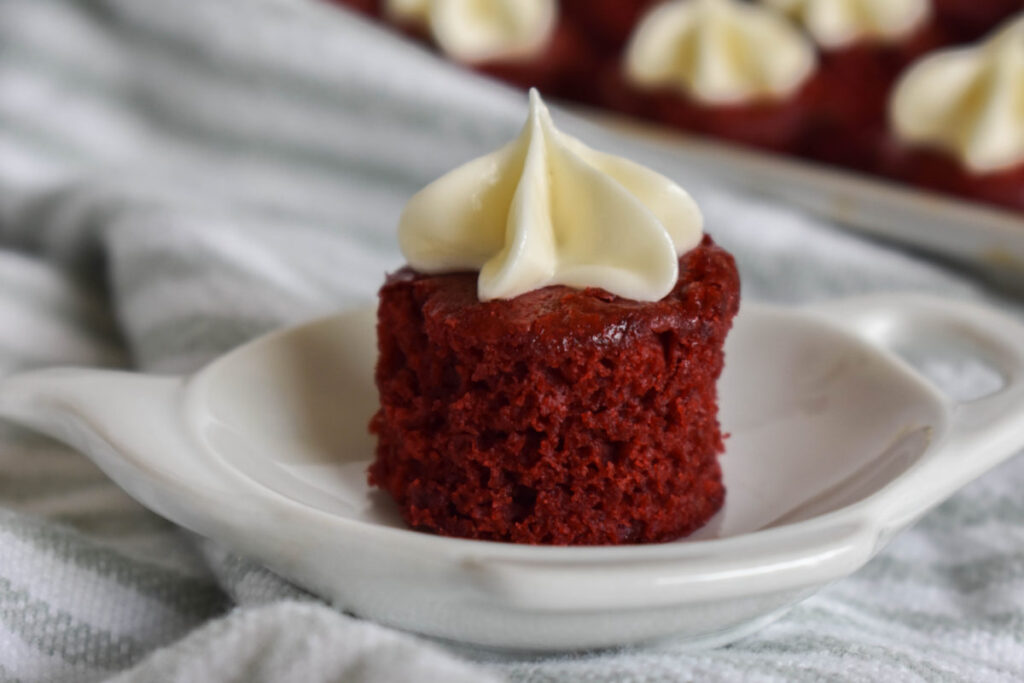 Red Velvet Cake Bites Catastrophic Cook