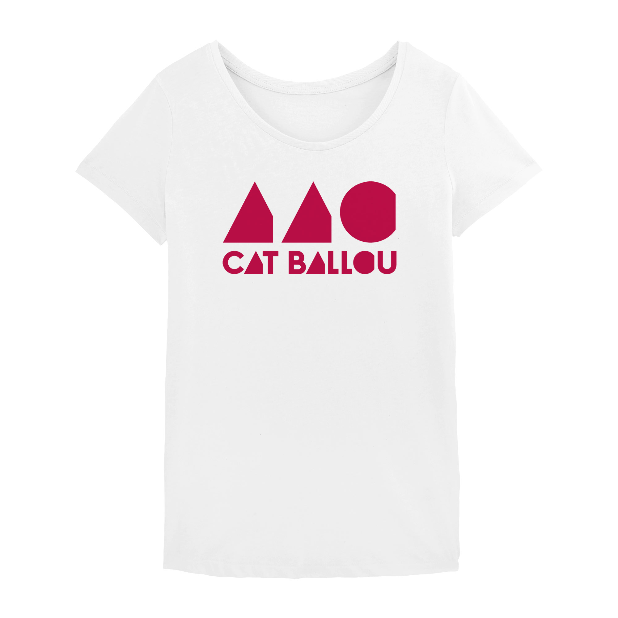 Cat Ballou Logo Shirt, woman, weiss Shop Cat Ballou